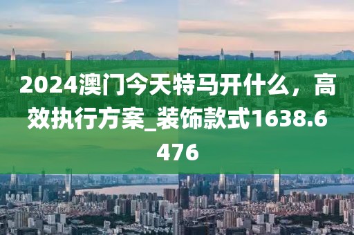 2024澳門今天特馬開什么，高效執(zhí)行方案_裝飾款式1638.6476