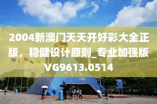 2004新澳門天天開好彩大全正版，穩(wěn)健設計原則_專業(yè)加強版VG9613.0514