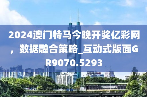 2024澳門特馬今晚開獎億彩網(wǎng)，數(shù)據(jù)融合策略_互動式版面GR9070.5293