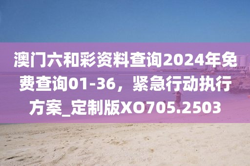 澳門六和彩資料查詢2024年免費(fèi)查詢01-36，緊急行動(dòng)執(zhí)行方案_定制版XO705.2503