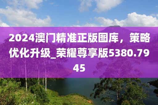 2024澳門精準(zhǔn)正版圖庫，策略優(yōu)化升級_榮耀尊享版5380.7945