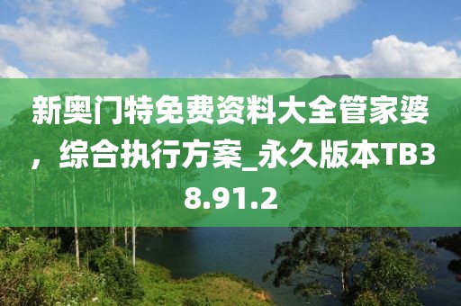 新奧門特免費(fèi)資料大全管家婆，綜合執(zhí)行方案_永久版本TB38.91.2