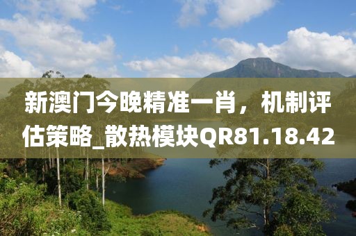 新澳門今晚精準(zhǔn)一肖，機(jī)制評估策略_散熱模塊QR81.18.42