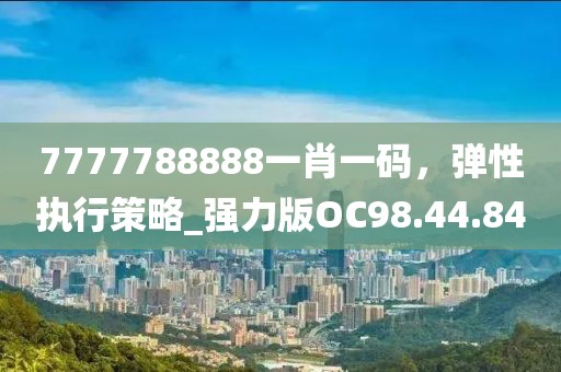 7777788888一肖一碼，彈性執(zhí)行策略_強力版OC98.44.84