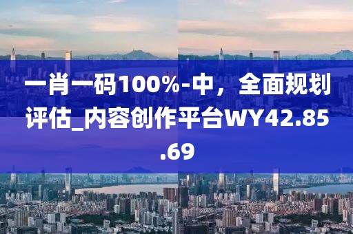 一肖一碼100%-中，全面規(guī)劃評估_內(nèi)容創(chuàng)作平臺WY42.85.69