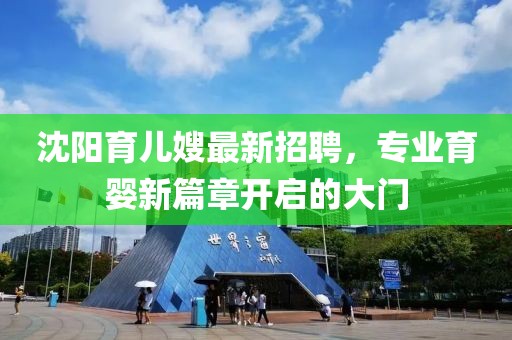 沈陽育兒嫂最新招聘，專業(yè)育嬰新篇章開啟的大門