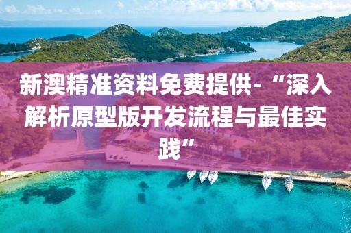 新澳精準(zhǔn)資料免費提供-“深入解析原型版開發(fā)流程與最佳實踐”