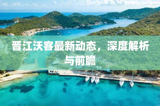 晉江沃客最新動態(tài)，深度解析與前瞻