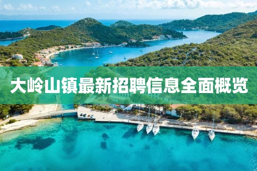 大嶺山鎮(zhèn)最新招聘信息全面概覽