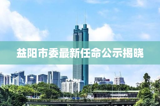 益陽(yáng)市委最新任命公示揭曉