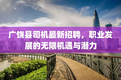 廣饒縣司機(jī)最新招聘，職業(yè)發(fā)展的無(wú)限機(jī)遇與潛力