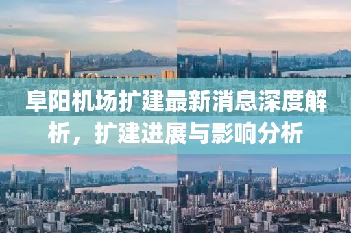 阜陽機場擴建最新消息深度解析，擴建進展與影響分析