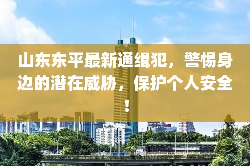 山東東平最新通緝犯，警惕身邊的潛在威脅，保護(hù)個(gè)人安全！