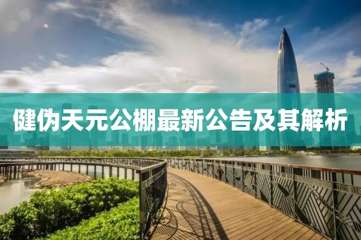 健偽天元公棚最新公告及其解析