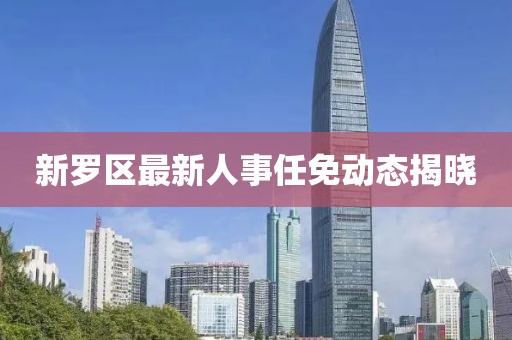 新羅區(qū)最新人事任免動(dòng)態(tài)揭曉