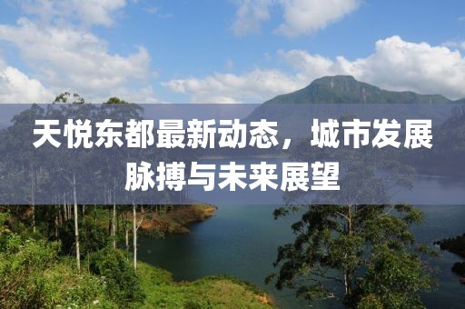 天悅東都最新動態(tài)，城市發(fā)展脈搏與未來展望