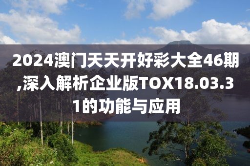 2024澳門天天開好彩大全46期,深入解析企業(yè)版TOX18.03.31的功能與應(yīng)用