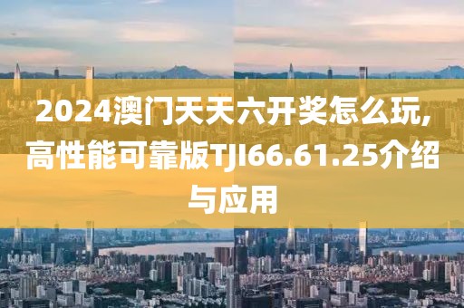 2024澳門天天六開獎怎么玩,高性能可靠版TJI66.61.25介紹與應(yīng)用