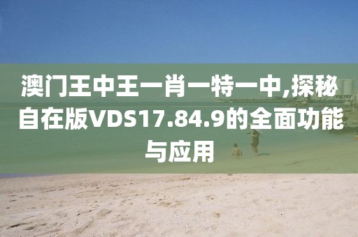 澳門(mén)王中王一肖一特一中,探秘自在版VDS17.84.9的全面功能與應(yīng)用