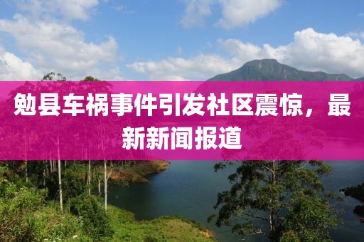 勉縣車禍事件引發(fā)社區(qū)震驚，最新新聞報道