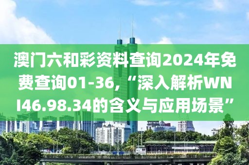 澳門六和彩資料查詢2024年免費(fèi)查詢01-36,“深入解析WNI46.98.34的含義與應(yīng)用場景”