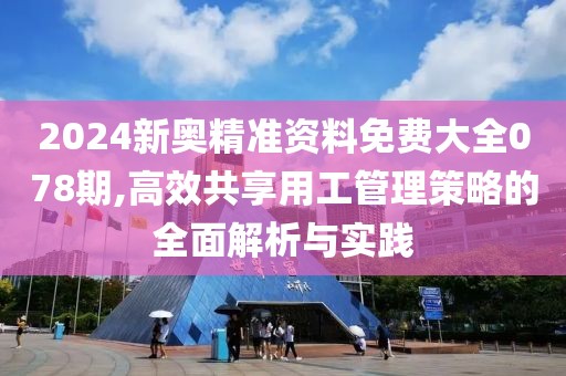 2024新奧精準(zhǔn)資料免費(fèi)大全078期,高效共享用工管理策略的全面解析與實(shí)踐