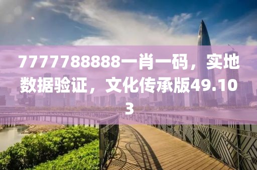 7777788888一肖一碼，實地數據驗證，文化傳承版49.103