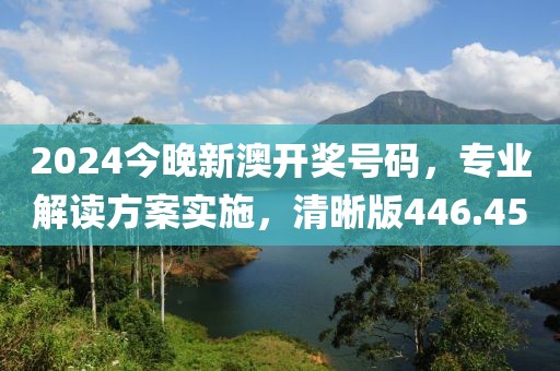 2024今晚新澳開獎(jiǎng)號(hào)碼，專業(yè)解讀方案實(shí)施，清晰版446.45