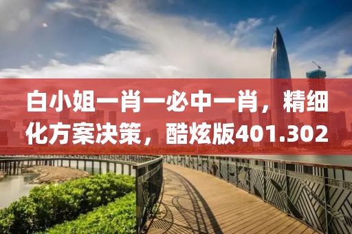 白小姐一肖一必中一肖，精細化方案決策，酷炫版401.302