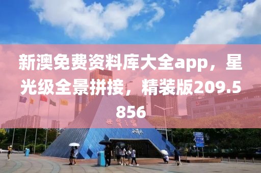 新澳免費資料庫大全app，星光級全景拼接，精裝版209.5856