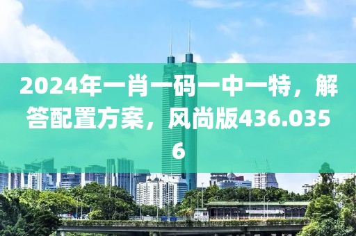 2024年一肖一碼一中一特，解答配置方案，風尚版436.0356