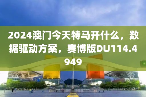 2024澳門今天特馬開什么，數(shù)據(jù)驅(qū)動方案，賽博版DU114.4949