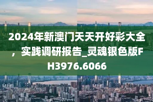 2024年新澳門天天開好彩大全，實踐調(diào)研報告_靈魂銀色版FH3976.6066